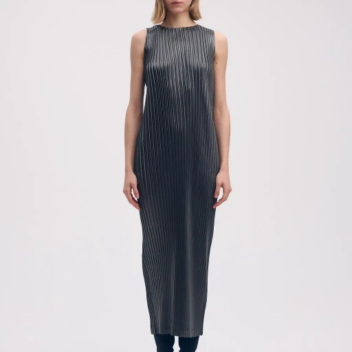 Glossed Metal Pleats