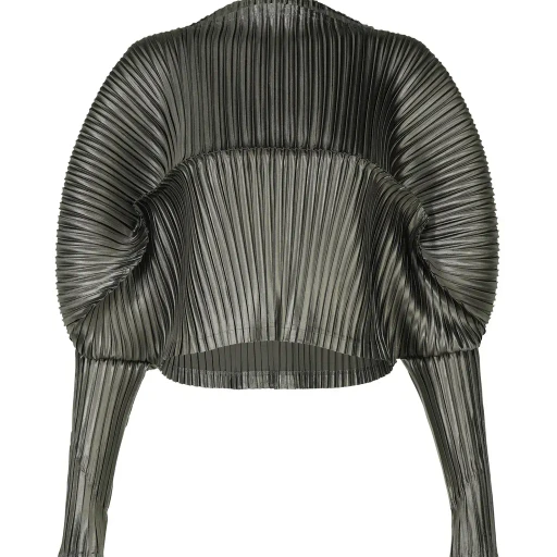 Glossed Metal Pleats
