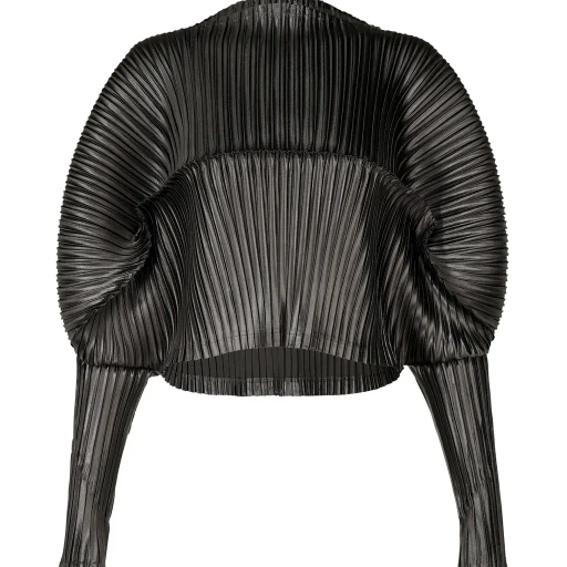 Glossed Metal Pleats
