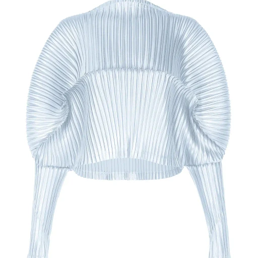 Glossed Metal Pleats