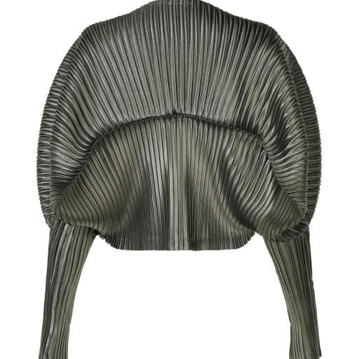 Glossed Metal Pleats