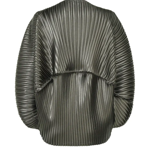 Glossed Metal Pleats