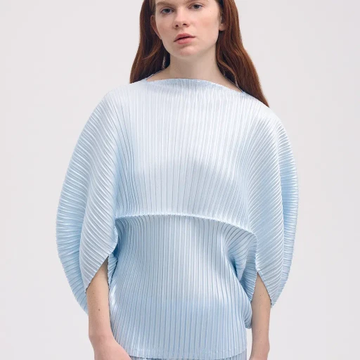 Glossed Metal Pleats