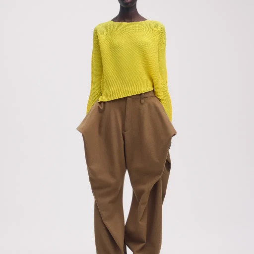 Shifted Misty Pleats