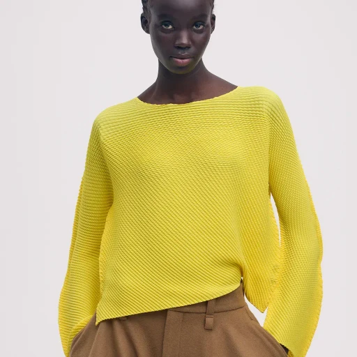 Shifted Misty Pleats