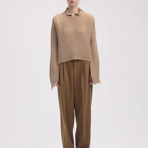 Shifted Misty Pleats