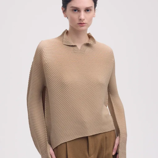 Shifted Misty Pleats