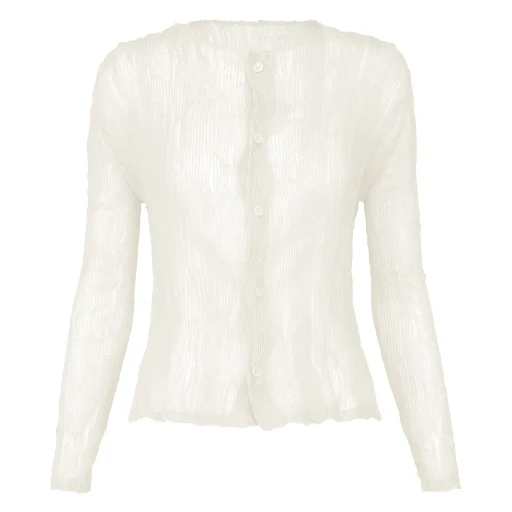 Chiffon Twist Bk/Wt-58