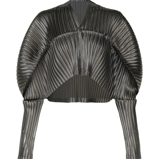 Glossed Metal Pleats
