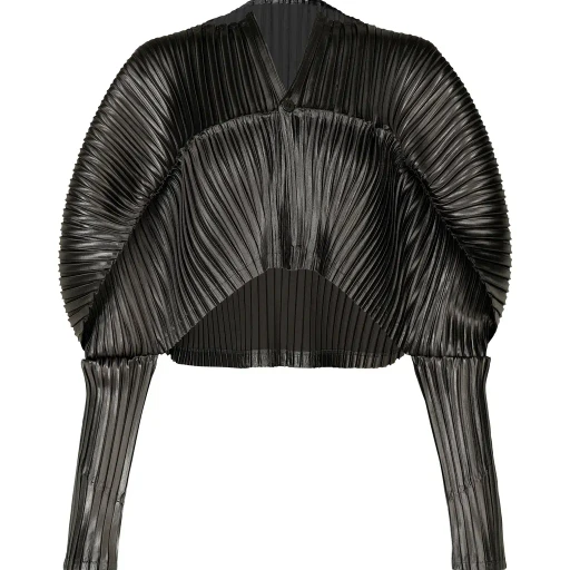 Glossed Metal Pleats