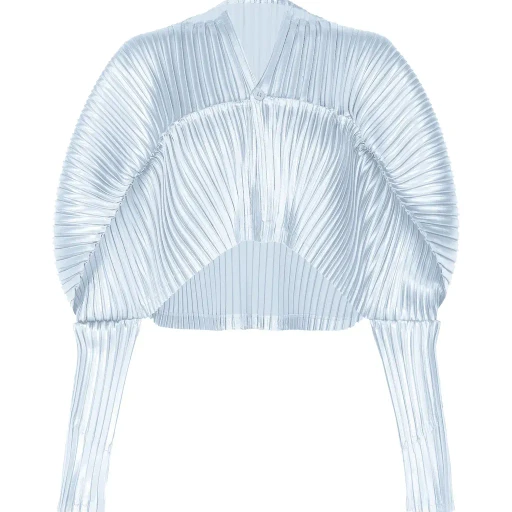Glossed Metal Pleats