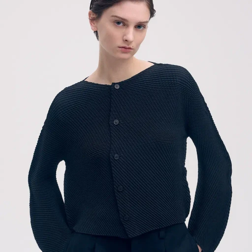 Shifted Misty Pleats