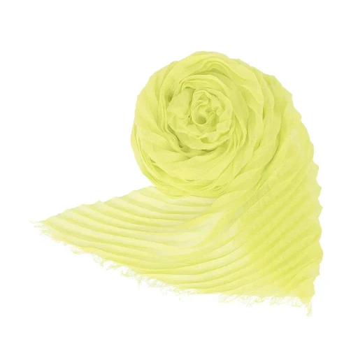 Feather Ramie Pleats Stole