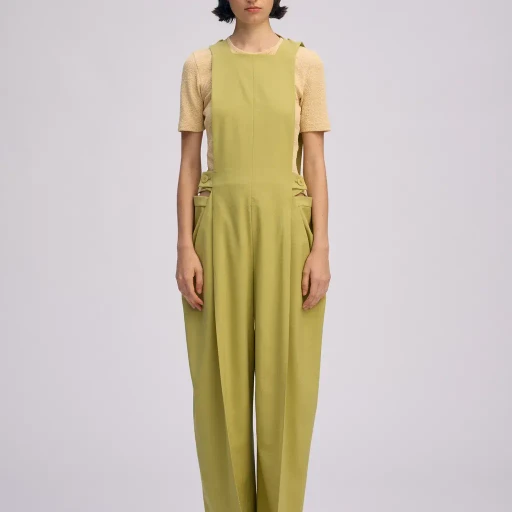 Belted Wool Pants