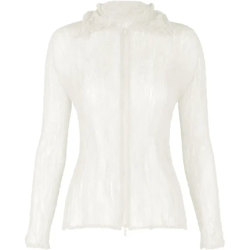 Chiffon Twist Bk/Wt-66
