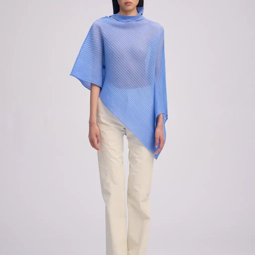Sheer Scarf Pleats