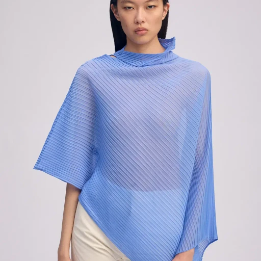 Sheer Scarf Pleats