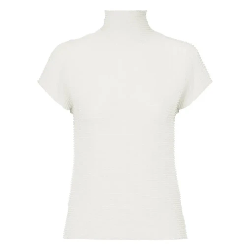 Wooly Pleats Bk/Wt-66