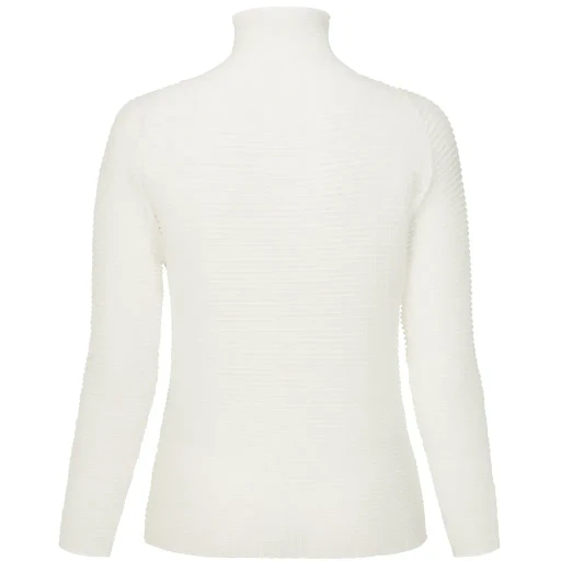 Wooly Pleats Bk/Wt-66