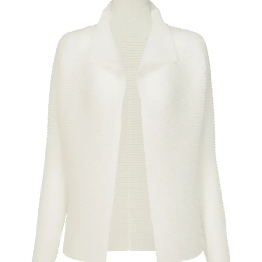 Wooly Pleats Bk/Wt-66