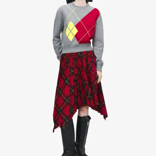 Argyle Crew Neck Jumper