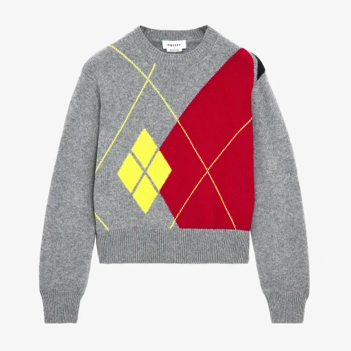 Argyle Crew Neck Jumper
