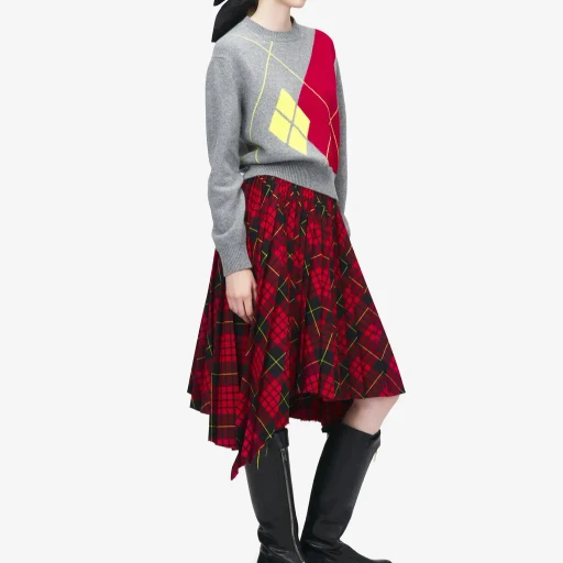 Argyle Crew Neck Jumper
