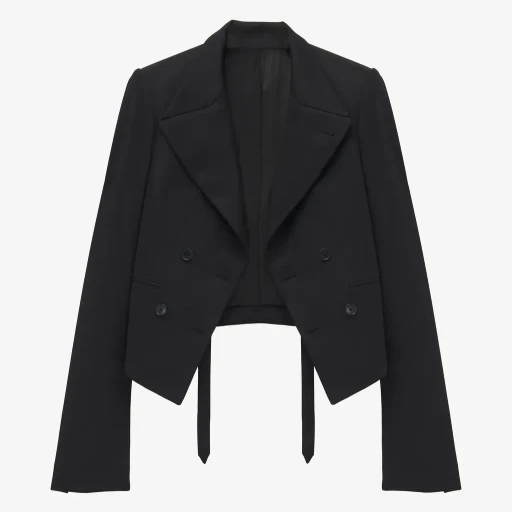 Asymmetric Lapel Jacket