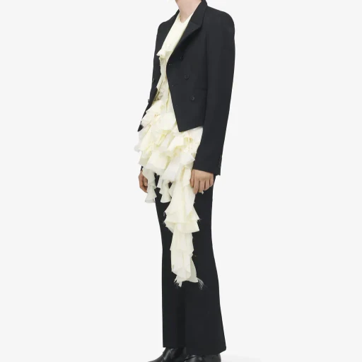 Asymmetric Lapel Jacket