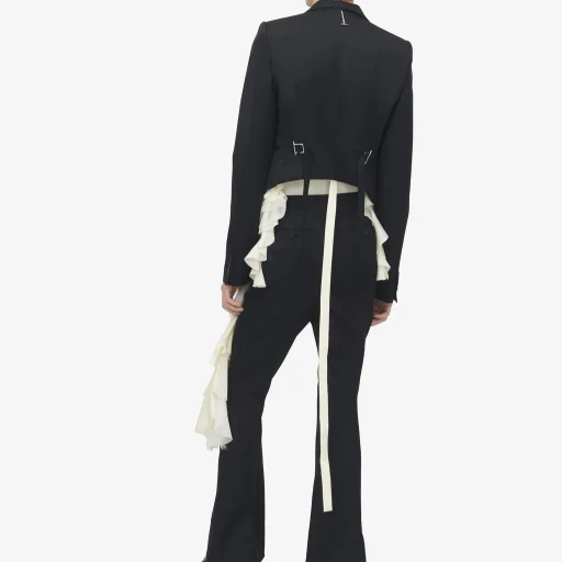 Asymmetric Lapel Jacket