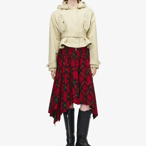 Belted Peplum Jacket
