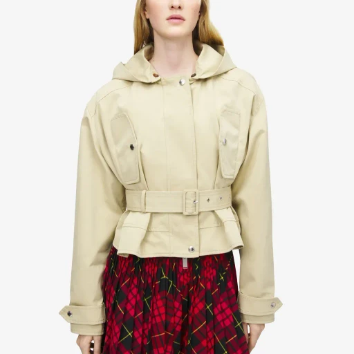 Belted Peplum Jacket