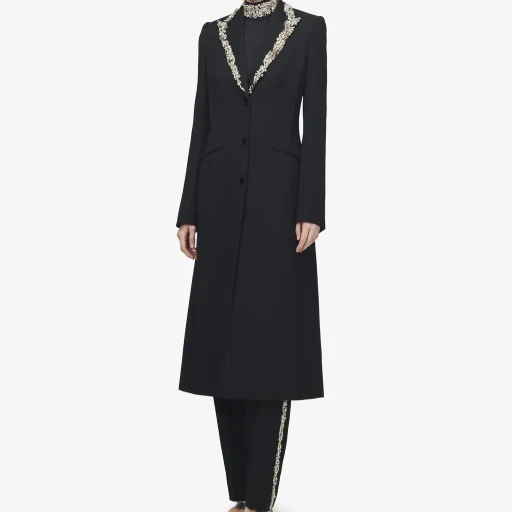 Chain Mail Embroidery Coat
