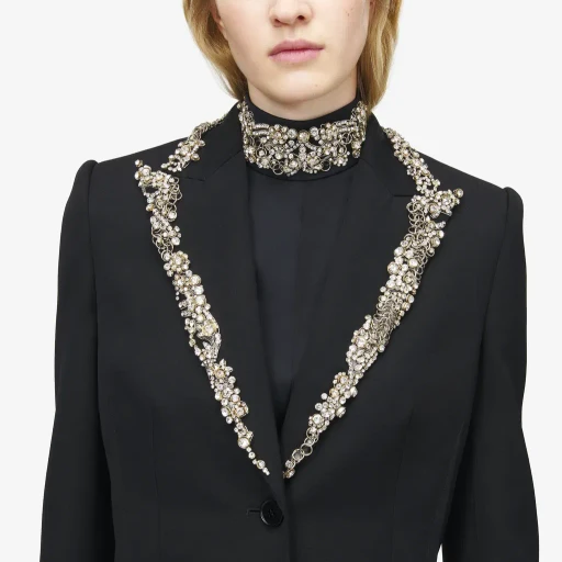 Chain Mail Embroidery Coat