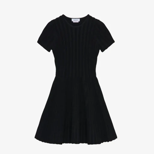 Chenille Stripe Mini Dress
