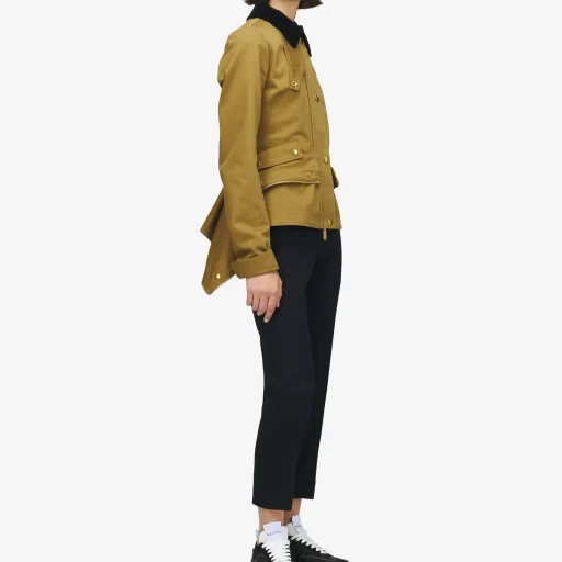 Cotton Herringbone Kickback Jacket