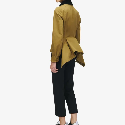 Cotton Herringbone Kickback Jacket