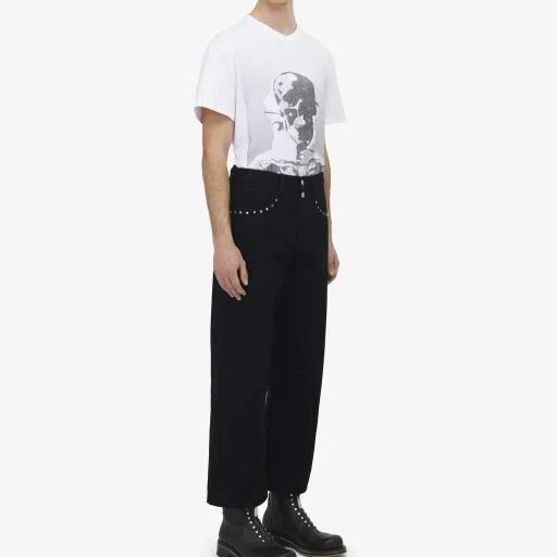 Cropped Denim Jeans