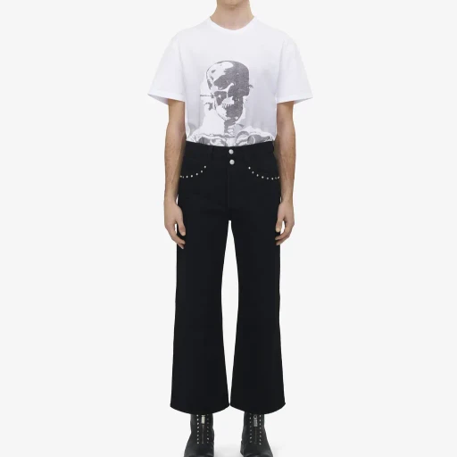 Cropped Denim Jeans