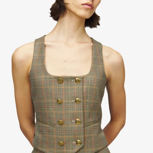 Country Check Waistcoat