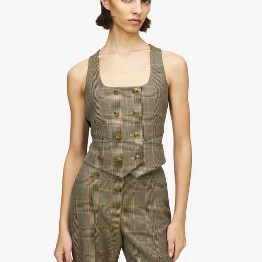 Country Check Waistcoat