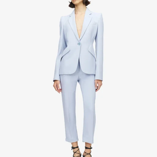 Cropped Tailored Trousers