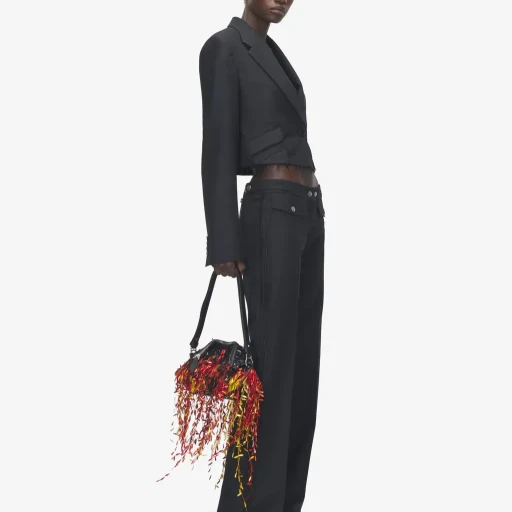 Cropped Single-Breasted Jacket