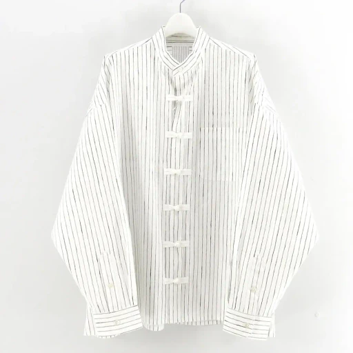 Cotton Stripekung Fu Shirt