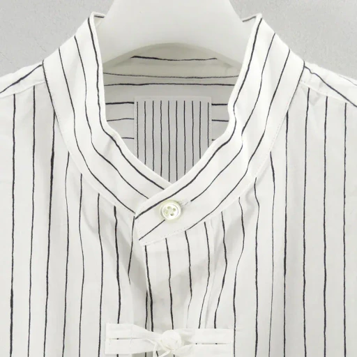 Cotton Stripekung Fu Shirt