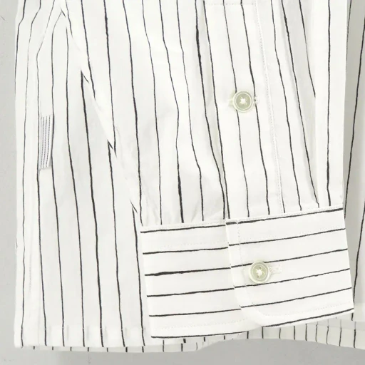Cotton Stripekung Fu Shirt