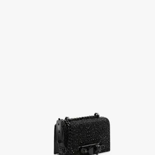 Crystal-Embellished Mini Jewelled Satchel