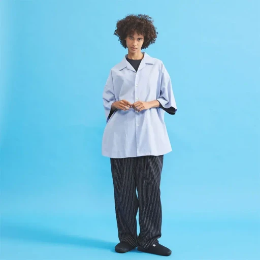 Stripe Super Wide Pants