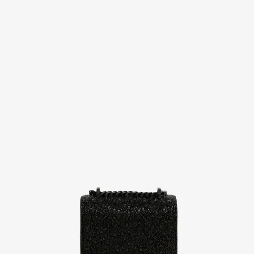Crystal-Embellished Mini Jewelled Satchel