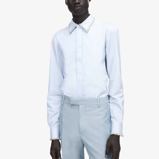 Crystal Embroidery Shirt
